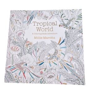 New‎ - Millie Marotta Tropical World Coloring Book Adventure Adults Nature Birds